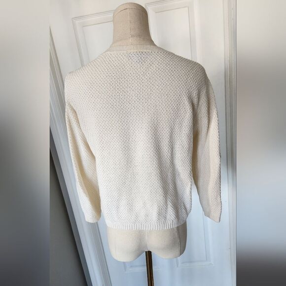 Topshop Yellow Daisy overlay sweater - Size 4 - Picture 5 of 7